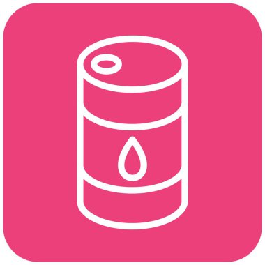 Gaz Vektörü Simgesi Tasarım İllüstrasyonu