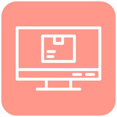 Bilgisayar Vektörü Simgesi Tasarım İllüstrasyonu