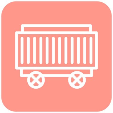 Taşıyıcı Vektör Simgesi Tasarım İllüstrasyonu