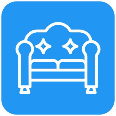 Koltuk Vektörü Simgesi Tasarım İllüstrasyonu