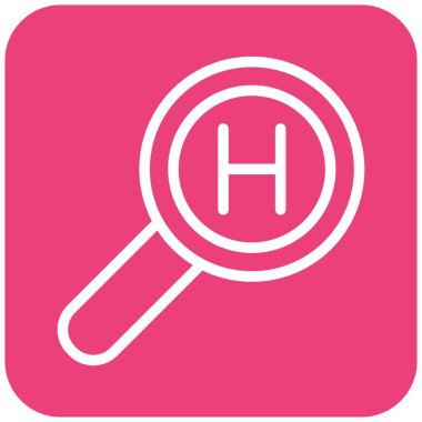 Otel Arama Vektörü Simgesi Tasarım İllüstrasyonu