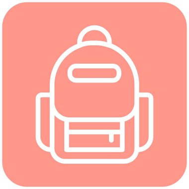 Çanta Vektörü Simgesi Tasarım İllüstrasyonu