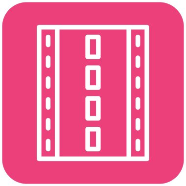 Runway Vektör Simgesi Tasarım İllüstrasyonu