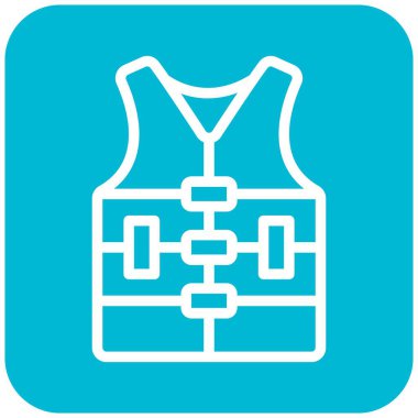 Can yeleği Vektör Simgesi Tasarım İllüstrasyonu