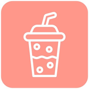 Plastik bardak Vektör Simgesi Tasarım İllüstrasyonu