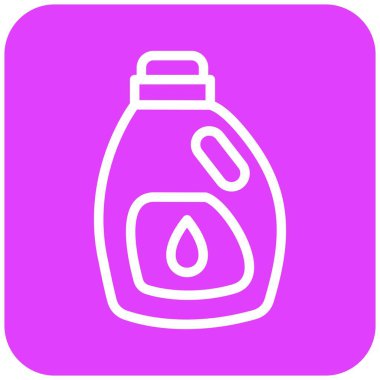 Deterjan Vektör Simgesi Tasarım İllüstrasyonu