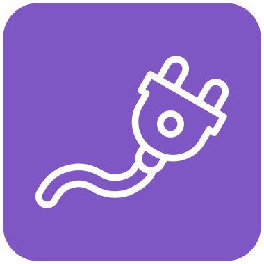 Eklenti Vektörü Simgesi Tasarım İllüstrasyonu