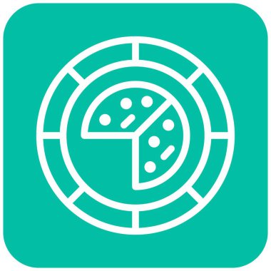 Tek kullanımlık plaka Vektör Simgesi Tasarım İllüstrasyonu