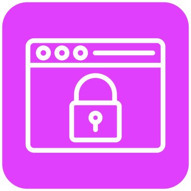 Veri Güvenlik Vektörü Simgesi Tasarım ResmiComment