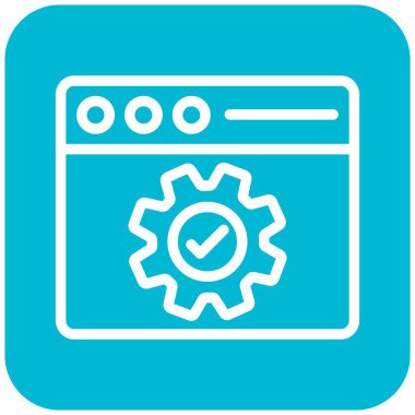 Düzeltme Vektör Simgesi Tasarım İllüstrasyonu