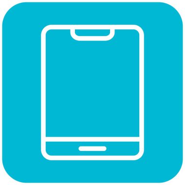 Tablet Vektör Simgesi Tasarım İllüstrasyonu