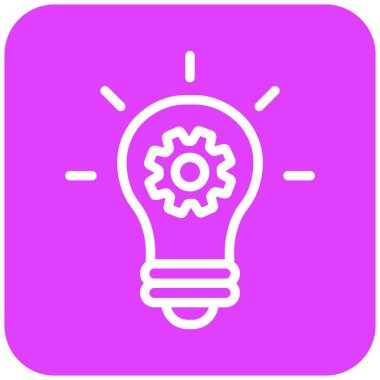 İcat Vektörü Simgesi Tasarım İllüstrasyonu