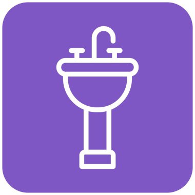 Batık Vektörü Simgesi Tasarım Çizimi