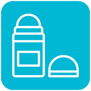 Deodorant Vektör Simgesi Tasarım Çizimi