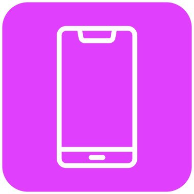 Akıllı Telefon Vektör Simgesi Tasarım İllüstrasyonu