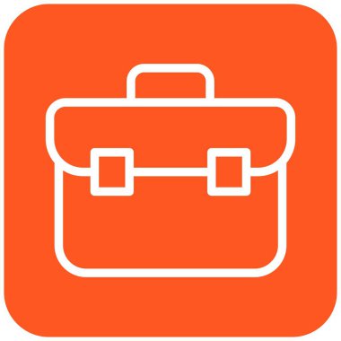 Evrak Çantası Vektör Simgesi Tasarımı İllüstrasyonu