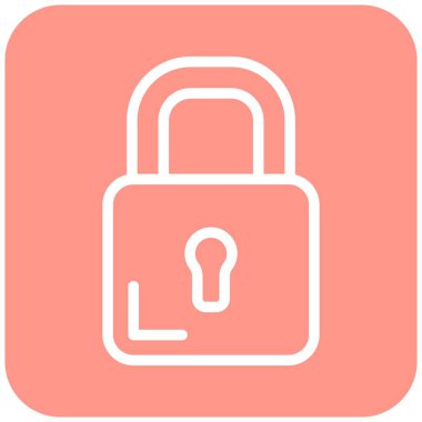 Padlock Vector Icon Design Illustration