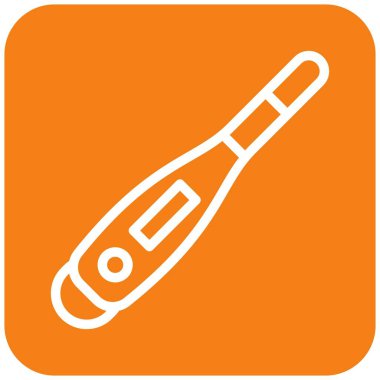 Termometre Vektör Simgesi Tasarım İllüstrasyonu