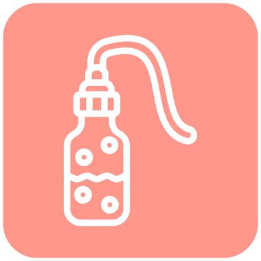 Yıkama Şişesi Vektör Simgesi Tasarım İllüstrasyonu