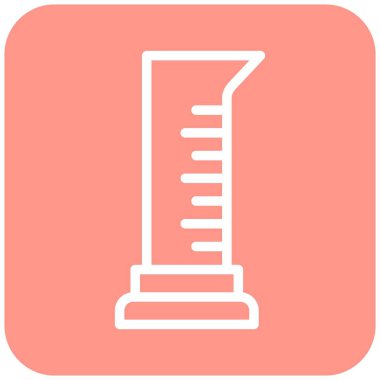 Mezuniyet silindiri Vektör Simgesi Tasarım İllüstrasyonu