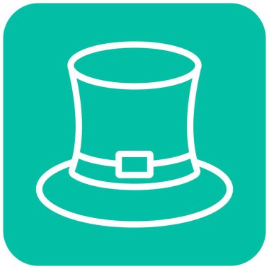 Sihirli şapka Vektör Simgesi Tasarım İllüstrasyonu