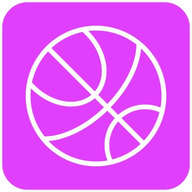 Top Vektörü Simgesi Tasarım İllüstrasyonu