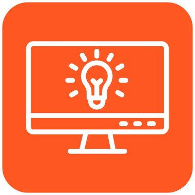 Fikir Vektörü Simgesi Tasarım İllüstrasyonu