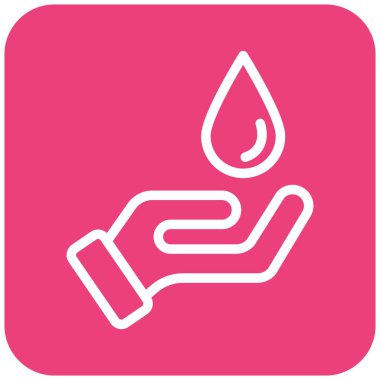 Su Vektörü Simgesi Tasarım İllüstrasyonunu Kaydet