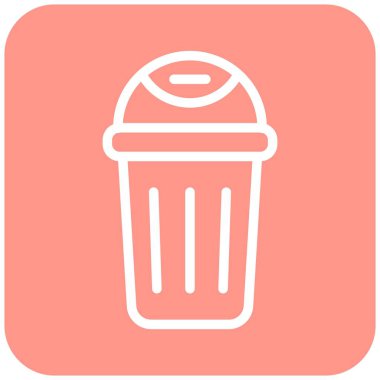 Bin Vektör Simgesi Tasarım İllüstrasyonu