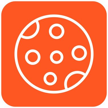 Ay faz Vektör Simgesi Tasarım İllüstrasyonu