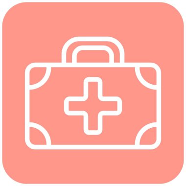 Tıbbi Malzeme Vektör Simgesi Tasarım İllüstrasyonu