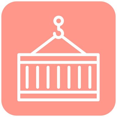 Taşıyıcı Vektör Simgesi Tasarım İllüstrasyonu