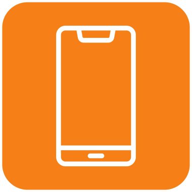 Telefon Vektörü Simgesi Tasarım İllüstrasyonu