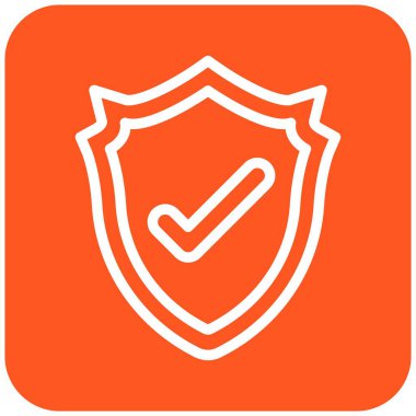 Kalkan Vektörü Simgesi Tasarım ResmiComment