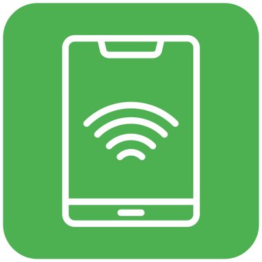 Tablet Vektör Simgesi Tasarım İllüstrasyonu