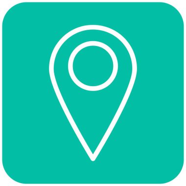 Konum Vektör Simgesi Tasarım İllüstrasyonu