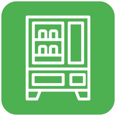 Satış Makinesi Vektör Simgesi Tasarım İllüstrasyonu