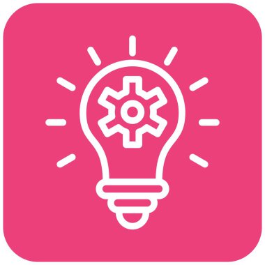 İcat Vektörü Simgesi Tasarım İllüstrasyonu