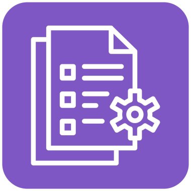 Dosya Yönetimi Vektör Simgesi Tasarım İllüstrasyonu