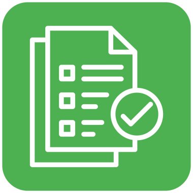 Onaylanmış Vektör Simgesi Tasarım İllüstrasyonu