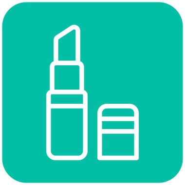 Ruj Vektör Simgesi Tasarım Çizimi