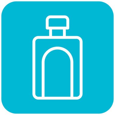 Parfüm Vektörü Simgesi Tasarım İllüstrasyonu