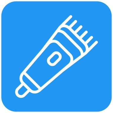 Saç kırpıcı Vektör Simgesi Tasarım İllüstrasyonu