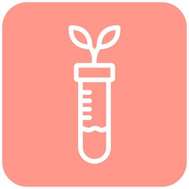 Botanik Vektörü Simgesi Tasarım İllüstrasyonu