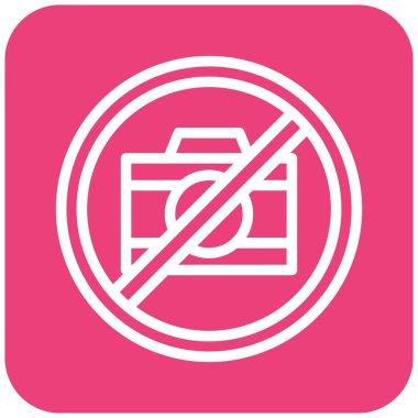 Kamera Vektörü Simgesi Tasarım İllüstrasyonu Yok