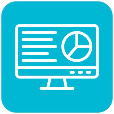 İş Raporu Vektör Simgesi Tasarım İllüstrasyonu