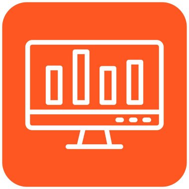 Çevrimiçi grafik vektörü Simge Tasarımı İllüstrasyonu