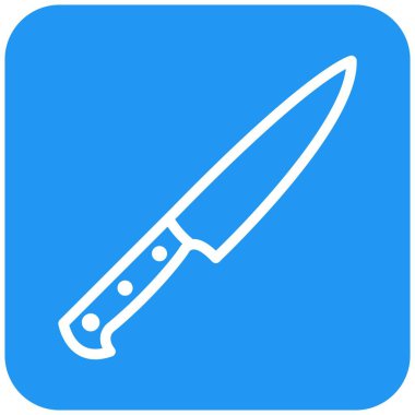 Bıçak Vektörü Simgesi Tasarım İllüstrasyonu