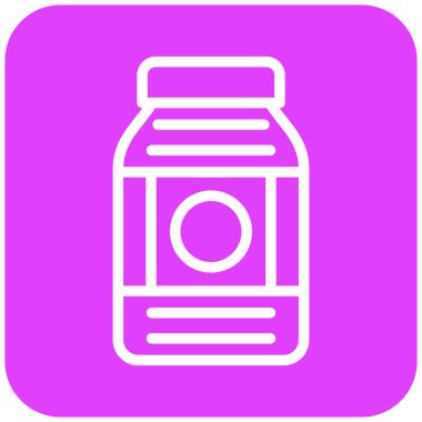 Korunmuş Vektör Simgesi Tasarım İllüstrasyonu