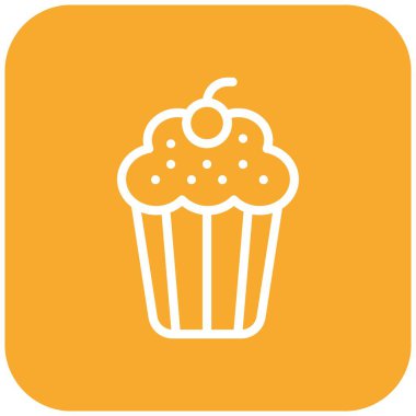 Cup Pasta Vektörü Simgesi Tasarımı